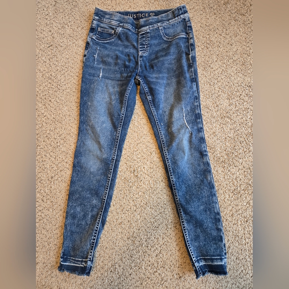 Justice Blue Jeggings